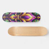 Lilie Mardi gras Skateboard (Horizontal)