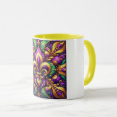 Lilie Mardi gras Tasse (VorderseiteRechts)