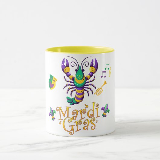 Lilie Mardi Gras Tasse (Zentrum)