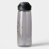 Lilie Mardi Gras Trinkflasche (Rückseite)