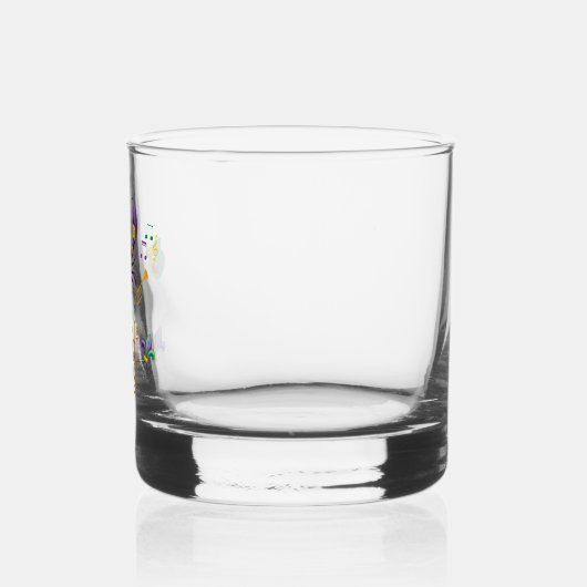Lilie Mardi Gras Whiskyglas (Rechts)