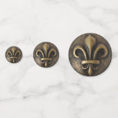 Lilie Medallion Konfetti (Rückseiten)