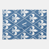 Lilie mit Monogramm Küchentuch (Horizontal)