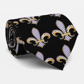 Lilie mit Muster Krawatte (Gerollt)