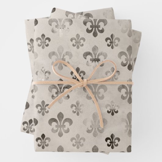 Lilie Muster dekoupage Geschenkpapier Set (Beispiel)