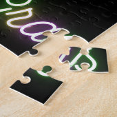 Lilie Neon Mardi Gras Puzzle (Seite)