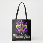 Lilie Neon Mardi Gras Tasche (Vorderseite)