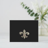 Lilie NOLA Bride Bling Postkarte (Stehend Vorderseite)