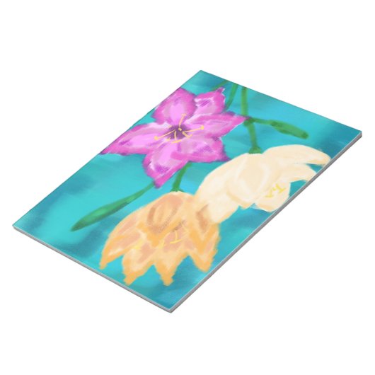 Lilie Notizblock (angewinkelt)