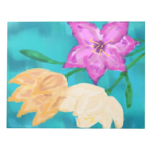 Lilie Notizblock (Vorderseite)