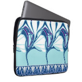 LILIE NOUVEAU: BLAUER MONTAG LAPTOPSCHUTZHÜLLE (Vorne Rechts)