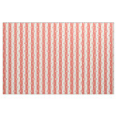 Lilie Off White & Terra Cotta Red Stoff (Yard (91,4 cm))