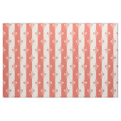 Lilie Off White & Terra Cotta Red Stoff (Fat Quarter (45,7 x 55,9 cm))