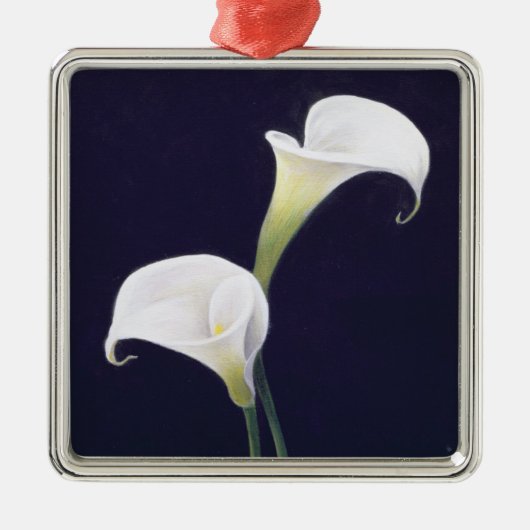 Lilie Ornament Aus Metall (Vorne)