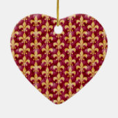 Lilie Ornment Keramik Ornament (Hinten)