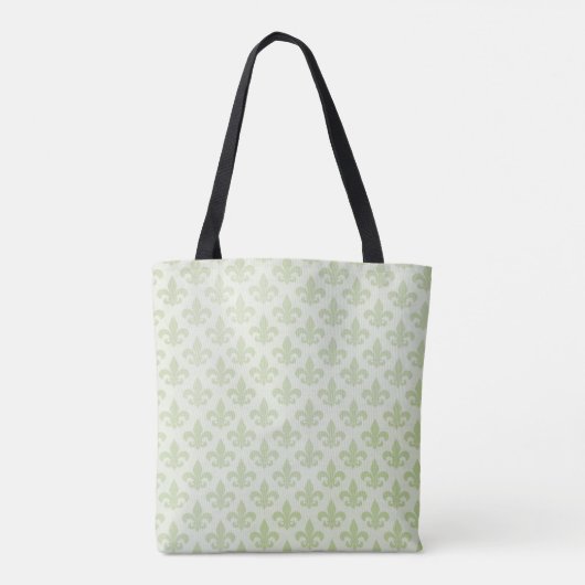 Lilie Pattern Editable Tote Bag Tasche (Rückseite)