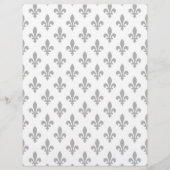 Lilie Pattern, Französisch, Royal, Black Flyer (Vorne)