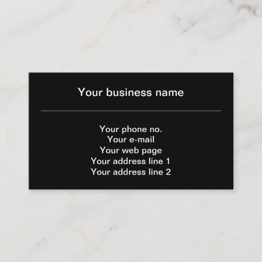 Lilie Pattern, Französisch, Royal, Navy Blue Visitenkarte (Vorderseite)