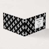 Lilie Pattern, Französisch, Royal, Weiß Visitenkarten (Vorderseite)