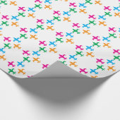 Lilie Pattern Geschenkpapier (Ecke)