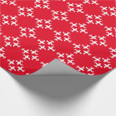 Lilie Pattern Geschenkpapier (Ecke)