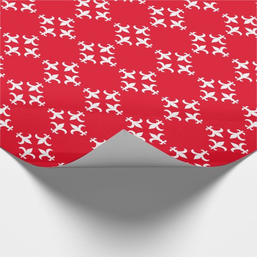 Lilie Pattern Geschenkpapier (Ecke)