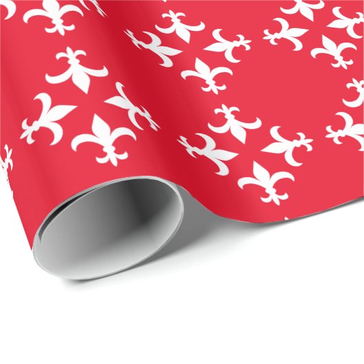 Lilie Pattern Geschenkpapier (Rolleneckpunkt)