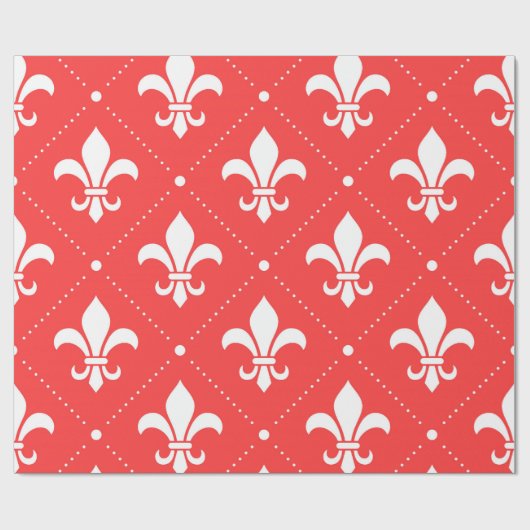 Lilie Pattern Geschenkpapier (Flach)