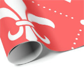 Lilie Pattern Geschenkpapier (Rolleneckpunkt)