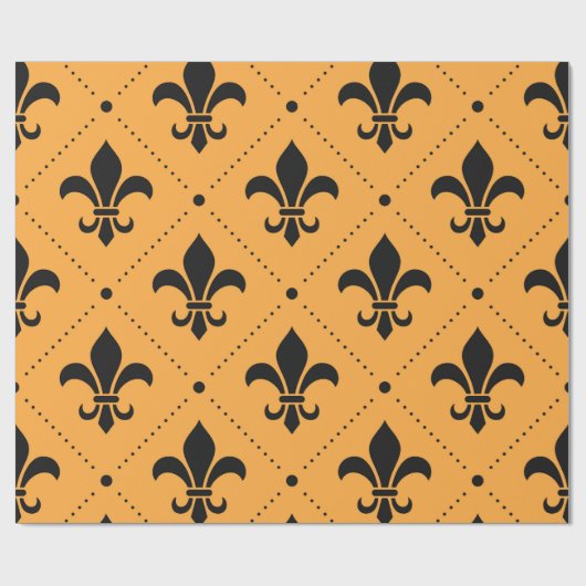 Lilie Pattern Geschenkpapier (Flach)