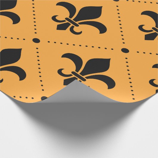 Lilie Pattern Geschenkpapier (Ecke)
