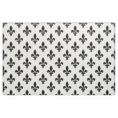 Lilie Pattern, Royal French, Black on White Stoff (Fat Quarter (45,7 x 55,9 cm))