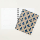 Lilie Pattern, Royal French Blue on Cream Planer (Anzeige)