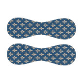 Lilie Pattern, Royal French, Cream on Blue Baseball (Paneele)