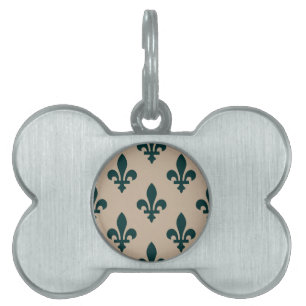 Lilie Pattern, Royal French Green on Cream Tiermarke