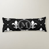 Lilie Pattern Seitenschläferkissen (Rückseite)