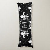 Lilie Pattern Seitenschläferkissen (Vorderseite Vertikal)