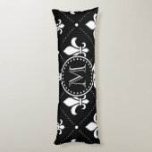 Lilie Pattern Seitenschläferkissen (Rückseite (Vertikal))