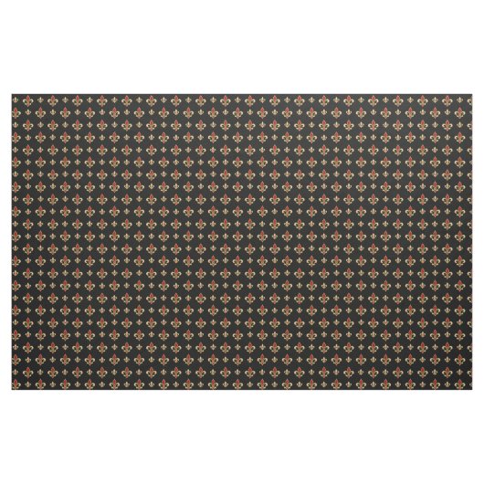 Lilie Pattern Stoff (Fat Quarter (45,7 x 55,9 cm))
