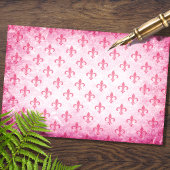 Lilie Pink Decoupage Paper Seidenpapier