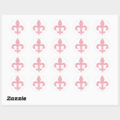 Lilie Pink Gingham Aufkleber (Blatt)