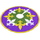 Lilie Polyester Weihnachtsbaumdecke (Schrägansicht)