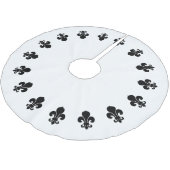 Lilie Polyester Weihnachtsbaumdecke (Schrägansicht)