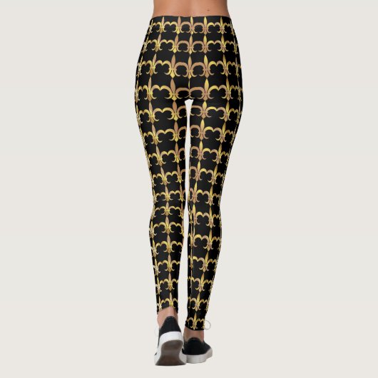 Lilie Pop Mode Leggings (Rückseite)