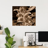 Lilie Poster (Heimbüro)