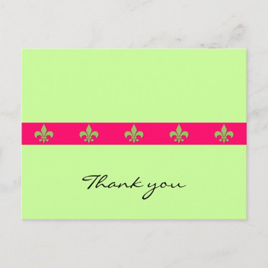 Lilie Postkarte (Vorderseite)