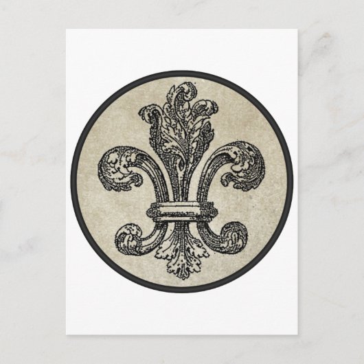 Lilie Postkarte (Vorderseite)