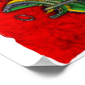 Lilie Print Poster (Ecke)