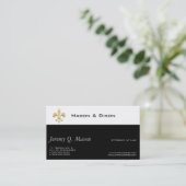 Lilie / Rechtsanwalt Visitenkarte (Stehend Vorderseite)