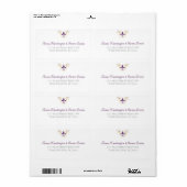 Lilie Reply Envelope Label (Vorne)